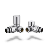 Keenware KRA-003 Round Towel Rail & Radiator Corner Valves