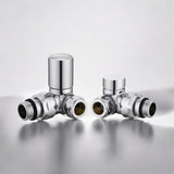 Keenware KRA-003 Round Towel Rail & Radiator Corner Valves