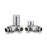 Keenware KRA-003 Round Towel Rail & Radiator Corner Valves