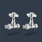 Keenware KRA-007 Traditional Towel Rail & Radiator Straight Valves