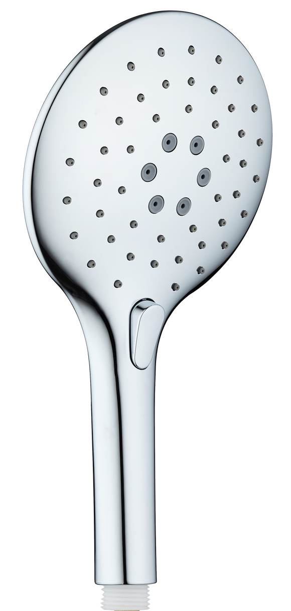 Keenware 3 Function Push Button Round Shower Handset