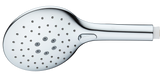 Keenware 3 Function Push Button Round Shower Handset