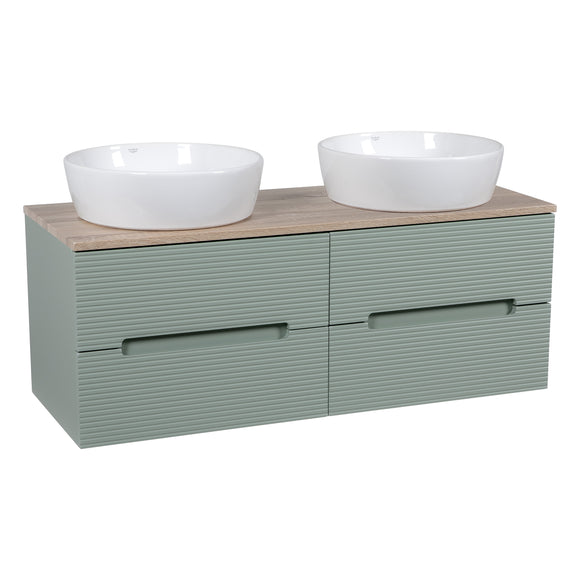 Keenware Finsbury Wall Hanging Double Vanity Unit: KVU-203