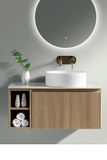 Keenware Windsor Countertop 800 Fluted Wall Hung Vanity Unit: