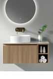 Keenware Windsor Countertop 800 Fluted Wall Hung Vanity Unit: