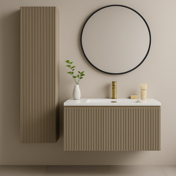 Keenware Windsor 800 Vanity Suite: Warm Crayon