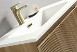 Keenware Windsor 800 Fluted Wall Hung Vanity Unit:
