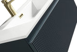 Keenware Windsor 800 Fluted Wall Hung Vanity Unit: