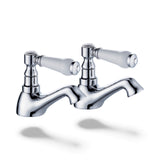 Keenware KBT-056 Surbiton ½” Traditional Ceramic Lever Basin Taps