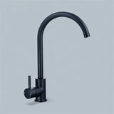 Keenware KKT-543 Knightsbridge Contemporary Monobloc Kitchen Mixer Tap: Black