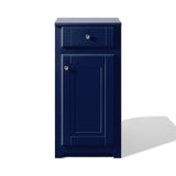 Keenware KVU-056 Kensington Sapphire Blue Traditional Vanity Side Cupboard – 400mm