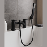 Keenware KBT-573 Lunar Mayfair Contemporary Bath Shower Mixer Tap: Matt Black