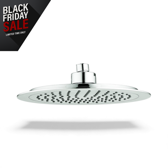 Keenware KSH-051 240mm Round Fixed Shower Head: Chrome