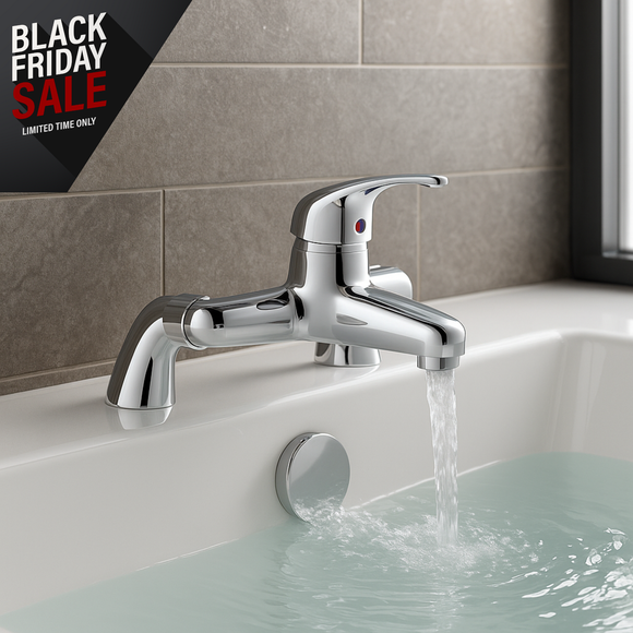 Keenware KBT-556 Albany Bath Mixer Tap: Chrome