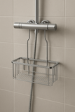 Keenware KSC-001 Bar Valve Shower Caddy: Chrome