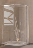 Keenware RH Offset Quadrant Shower Enclosure & Tray: 1200x900