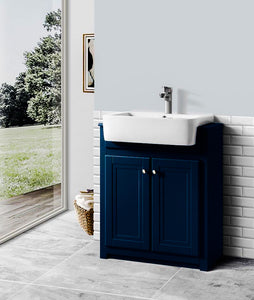 Keenware KVU-052 Kensington Royal Sapphire Vanity Unit With Traditional Belfast Sink – 600mm