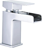 Keenware KBT-BAY2 Bayswater Waterfall Bathroom Basin & Bath Mixer Tap Bundle: Chrome