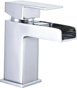 Keenware KBT-BAY1 Bayswater Waterfall Bathroom Basin & Bath Shower Mixer Tap Bundle: Chrome