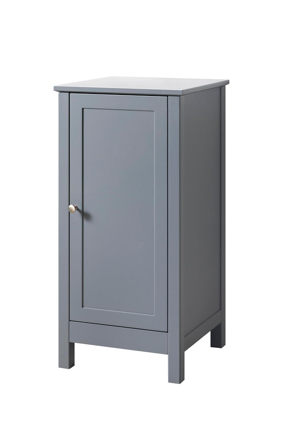 Keenware KVU-017 Grey Chelsea Shaker Style Vanity Side Cupboard – 400mm