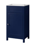 Keenware KVU-039 Sapphire Blue Chelsea Shaker Style Cloakroom Vanity Unit – 460mm