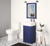 Keenware KVU-049 Sapphire Blue Kensington Cloakroom Vanity Unit With Traditional Belfast Sink – 445mm