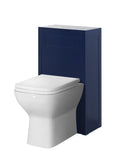 Keenware KVU-054 Sapphire Blue Chelsea Shaker Style Back To Wall Toilet Unit