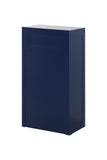 Keenware KVU-054 Sapphire Blue Chelsea Shaker Style Back To Wall Toilet Unit